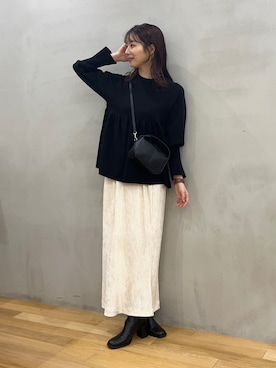 「HEYUMM」｜りなてぃさん（レディース・155cm）の秋コーディネート