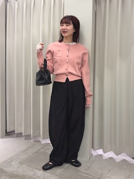 りなてぃさん（レディース・154cm）の冬コーディネート