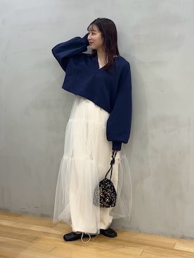 りなてぃさん（レディース・154cm）の冬コーディネート