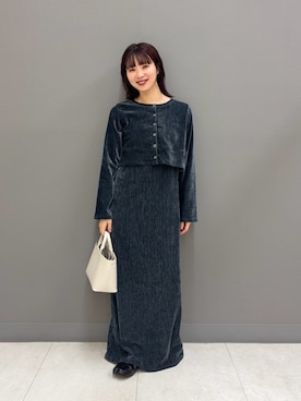 りなてぃさん（レディース・154cm）の冬コーディネート