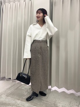 りなてぃさん（レディース・154cm）の冬コーディネート