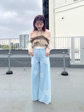 りなてぃさん（レディース・154cm）の春コーディネート