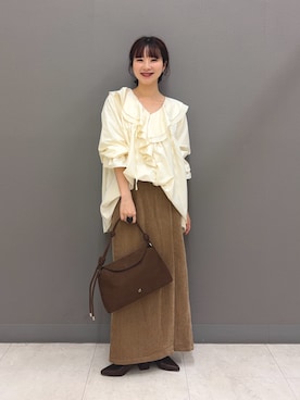りなてぃさん（レディース・154cm）の秋コーディネート