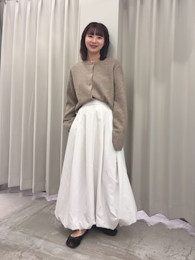 「ニット/セーター」｜りなてぃさん（レディース・154cm）の冬コーディネート