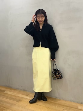 りなてぃさん（レディース・155cm）の冬コーディネート