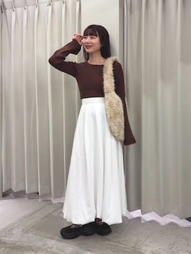 「レディースファッション」｜りなてぃさん（レディース・154cm）の秋コーディネート