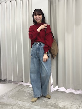 りなてぃさん（骨格ウェーブ・レディース・154cm）の秋コーディネート