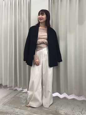 「アイテム（その他アウター）」を使った、りなてぃさん（レディース・154cm）の秋コーディネート