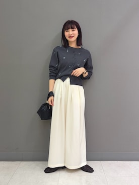 りなてぃさん（レディース・154cm）の冬コーディネート