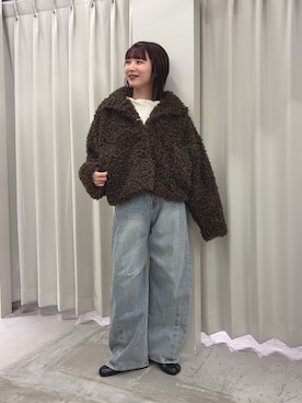 「レディースファッション」｜りなてぃさん（レディース・154cm）の秋コーディネート