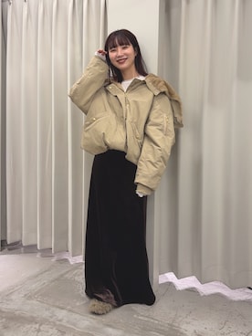 「SENSE OF PLACE by URBAN RESEARCH（センスオブプレイスバイアーバンリサーチ）のアイテム」を使った、りなてぃさん（レディース・154cm）の秋コーディネート