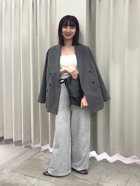 「SENSE OF PLACE by URBAN RESEARCH（センスオブプレイスバイアーバンリサーチ）のアイテム」を使った、りなてぃさん（レディース・154cm）の秋コーディネート