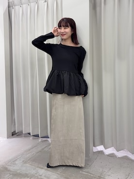 「SENSEOFPLACE」｜りなてぃさん（レディース・154cm）の秋コーディネート