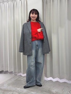 「SENSEOFPLACE」｜りなてぃさん（レディース・154cm）の秋コーディネート