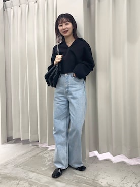 りなてぃさん（レディース・154cm）の冬コーディネート
