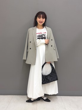 りなてぃさん（レディース・154cm）の冬コーディネート