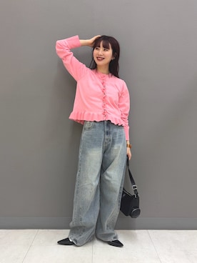 りなてぃさん（レディース・154cm）の冬コーディネート