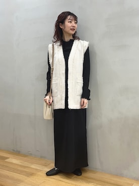 りなてぃさん（レディース・154cm）の春コーディネート