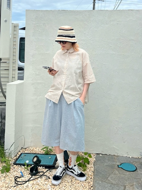 LAFC plage別注OVERシャツ LFYT エルエフワイティー CITYSCAPE ALLOVER PATTERN SHIRT 半袖