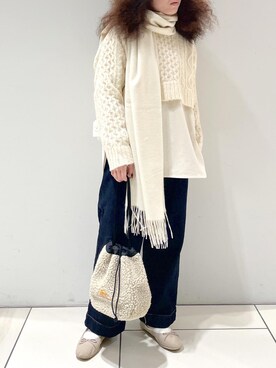 「PUAL CE CIN（ピュアルセシン）のアイテム（アンサンブル）」を使った、pualmaiさん（レディース・153cm）の秋コーディネート