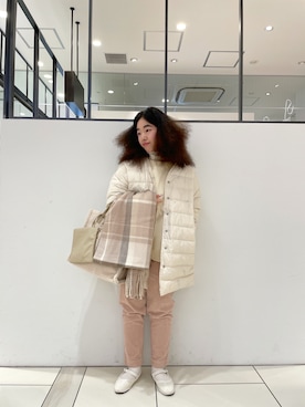「ダウンコーデ」｜pualmaiさん（レディース・153cm）の秋コーディネート
