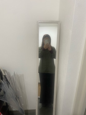 「ベロアスカート」｜りりさん（レディース・159cm）の秋コーディネート