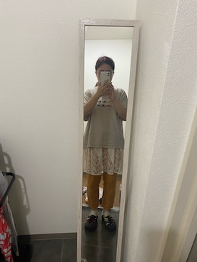「KEEN（キーン）のアイテム」を使った、りりさん（レディース・159cm）の夏コーディネート