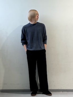 「アイテム（スニーカー）」を使った、三原さん（メンズ・172cm・10代）の秋コーディネート