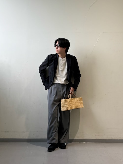 LIFE STYLE TAILOR マルチスペックスエードコインローファー（ドレス