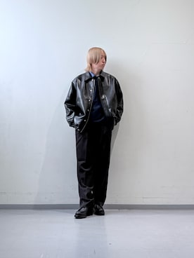 「アイテム（その他アウター）」を使った、三原さん（メンズ・172cm・10代）の秋コーディネート