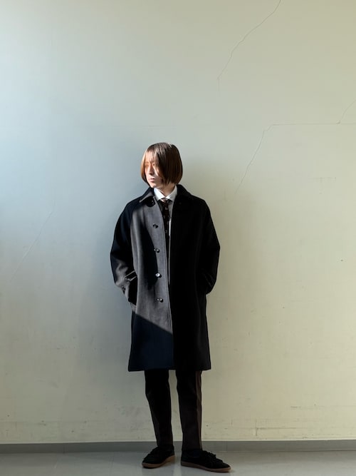 メルトンステンカラーコート テックメルトンステンカラーコート