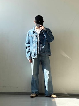 「Levi's（リーバイス）のアイテム（ジャケット/アウター）」を使った、みさん（メンズ・172cm）の冬コーディネート