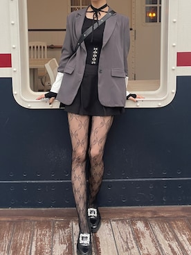 「アイテム（スカート）」を使った、hikaさん（レディース・173cm）の秋コーディネート