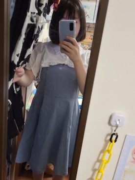 「アイテム（ワンピース/ドレス）」を使った、中村灰夜さん（レディース・144cm）の冬コーディネート