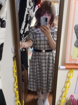 「アイテム（ソックス/靴下）」を使った、中村灰夜さん（レディース・144cm）の冬コーディネート