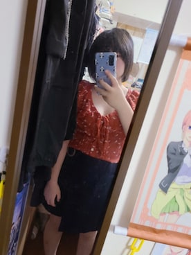 「アイテム（シャツ/ブラウス）」を使った、中村灰夜さん（レディース・144cm）の夏コーディネート