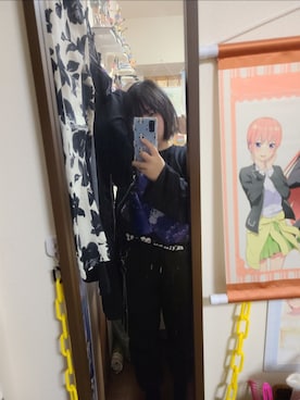 「アイテム（スウェット）」を使った、中村灰夜さん（レディース・144cm）の秋コーディネート