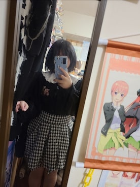 「アイテム（シャツ/ブラウス）」を使った、中村灰夜さん（レディース・144cm）の秋コーディネート