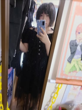 「アイテム（ワンピース/ドレス）」を使った、中村灰夜さん（レディース・144cm）の夏コーディネート