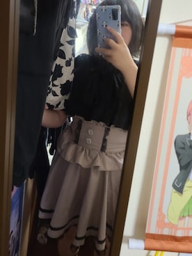 「アイテム（レッグウェア）」を使った、中村灰夜さん（レディース・144cm）の秋コーディネート
