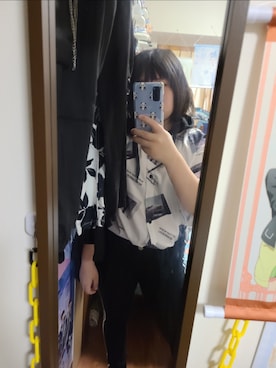 「アイテム（スウェットパンツ）」を使った、中村灰夜さん（レディース・144cm）の夏コーディネート