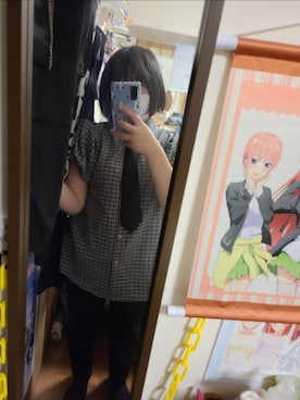 「アイテム（フォーマルスーツ/小物）」を使った、中村灰夜さん（レディース・144cm）の秋コーディネート