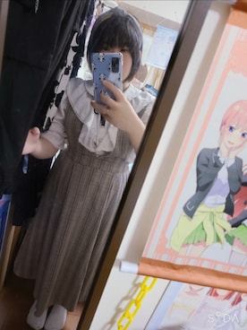 「アイテム（ソックス/靴下）」を使った、中村灰夜さん（レディース・144cm）の夏コーディネート