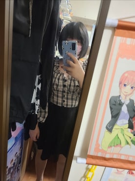 「アイテム（トップス）」を使った、中村灰夜さん（レディース・144cm）の秋コーディネート
