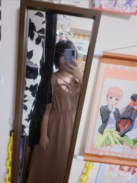 「アイテム（ワンピース）」を使った、中村灰夜さん（レディース・144cm）の夏コーディネート