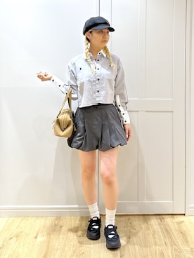 「HUNTER(ハンター)のアイテム」を使った、せいらさん(レディース・163cm)の夏コーディネート