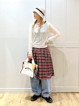 「アイテム（キーケース/キーアクセサリー）」を使った、せいらさん（レディース・163cm）の夏コーディネート