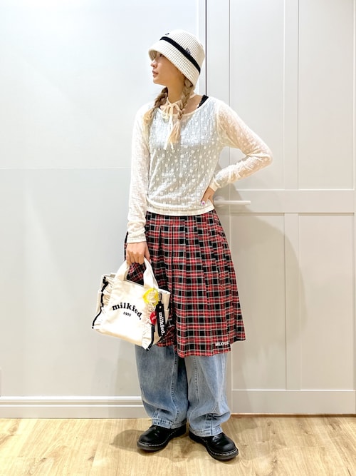 MILKFED. × NEWERA BAR KNIT HAT