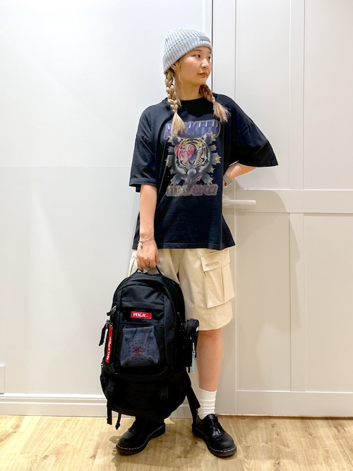 RUBBER PATCH KNIT CAP