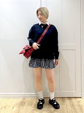 「HUNTER(ハンター)のアイテム」を使った、せいらさん(レディース・163cm)の秋コーディネート
